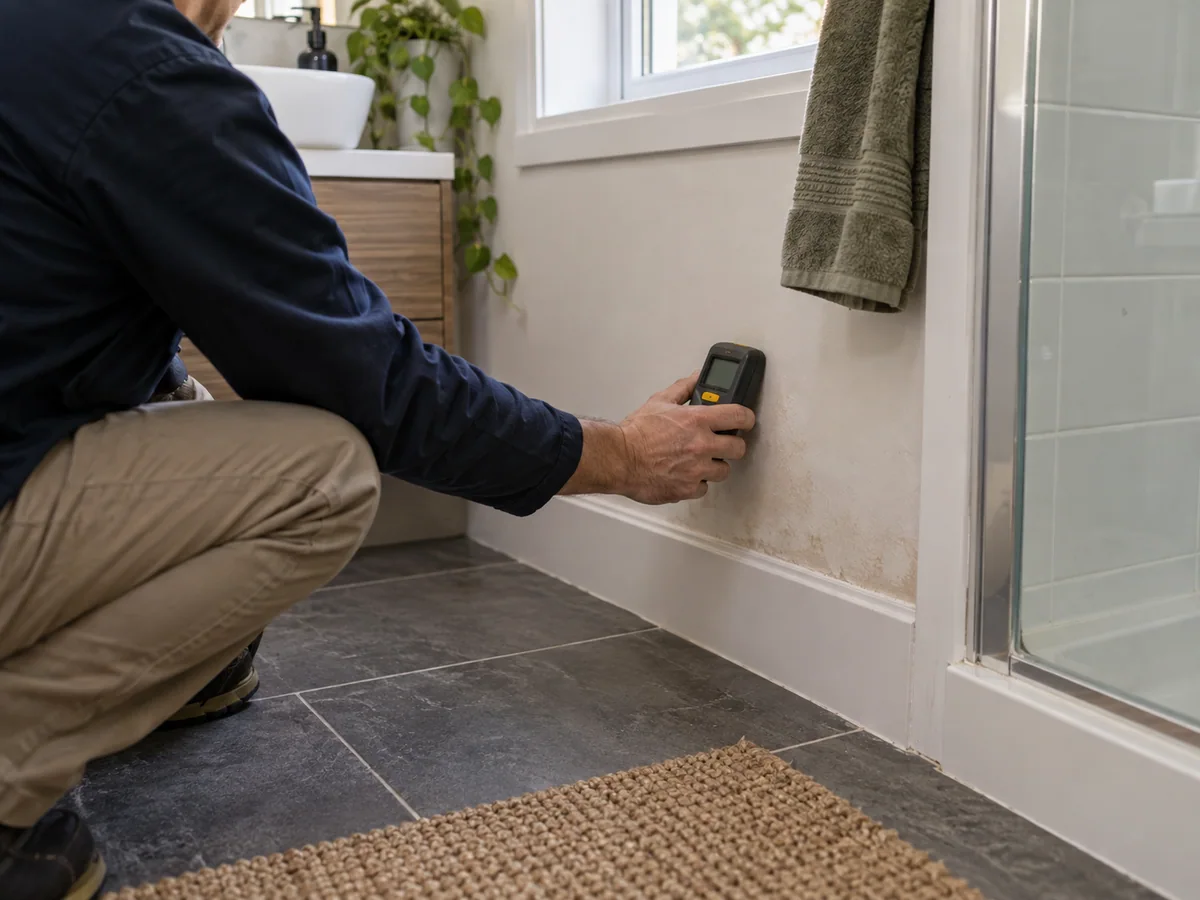 Illustrative leak investigation service in Melbourne